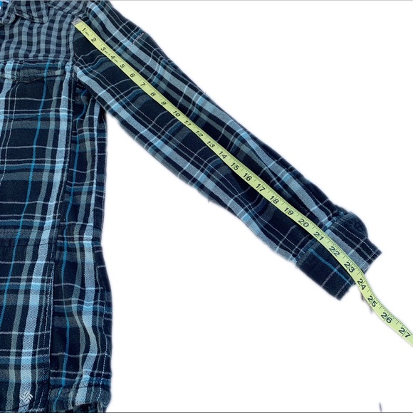 Columbia Contrast-Pattern Flannel Shirt - Picture 7 of 12